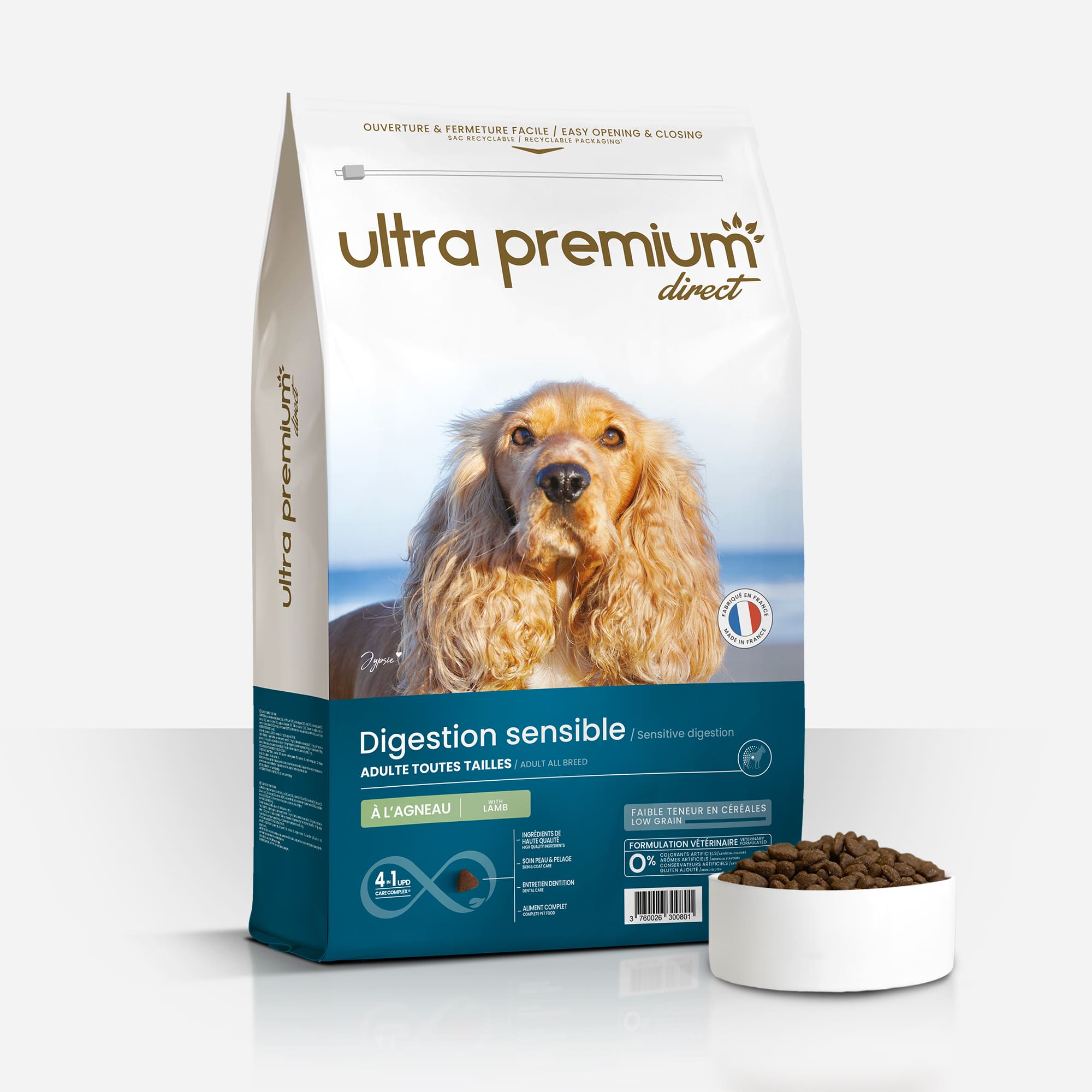 Ultra Premium Direct Croquettes Super Premium Chien Digestion Sensible